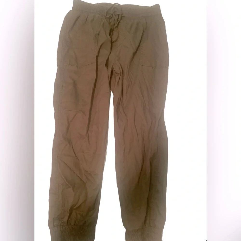 Olive Green Cargo Loose fit Pants - Picture 2 of 4